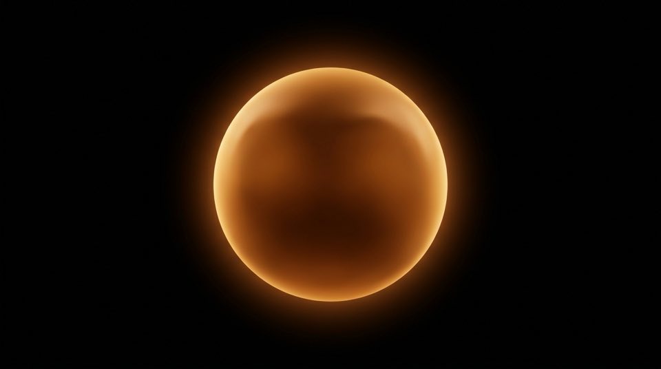 An abstract AI avatar as a [geometric form] in a still fr…