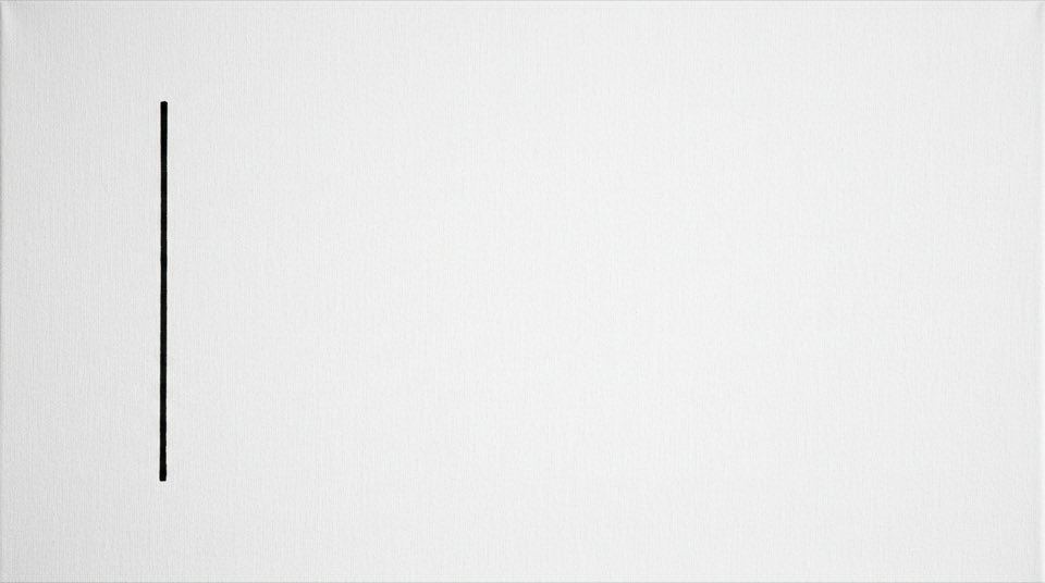 A single [line type] on a [background], [] — the line res…