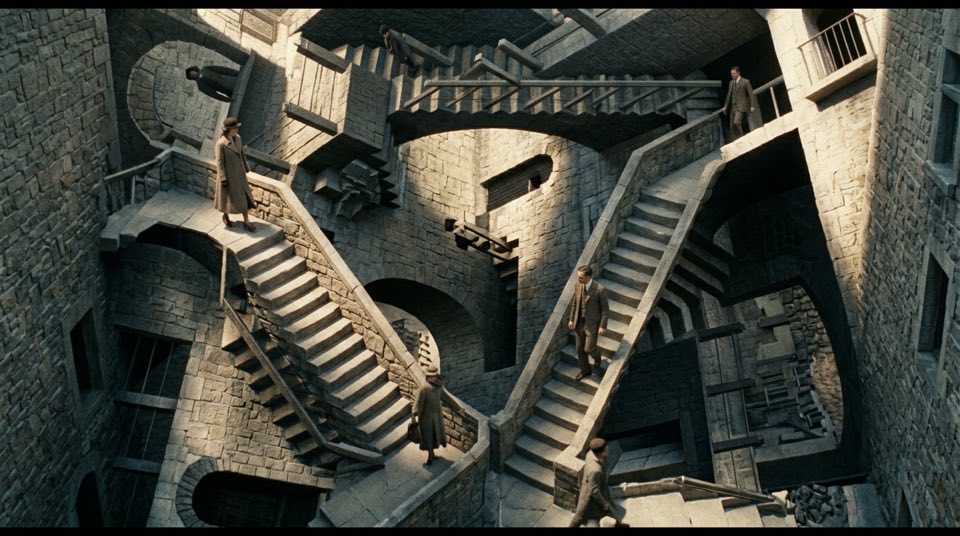 An infinite [architectural element] folding in on itself…