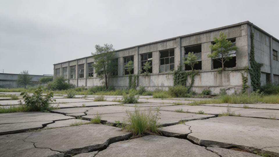 A [post-event landscape] — [] wide, the landscape showing…