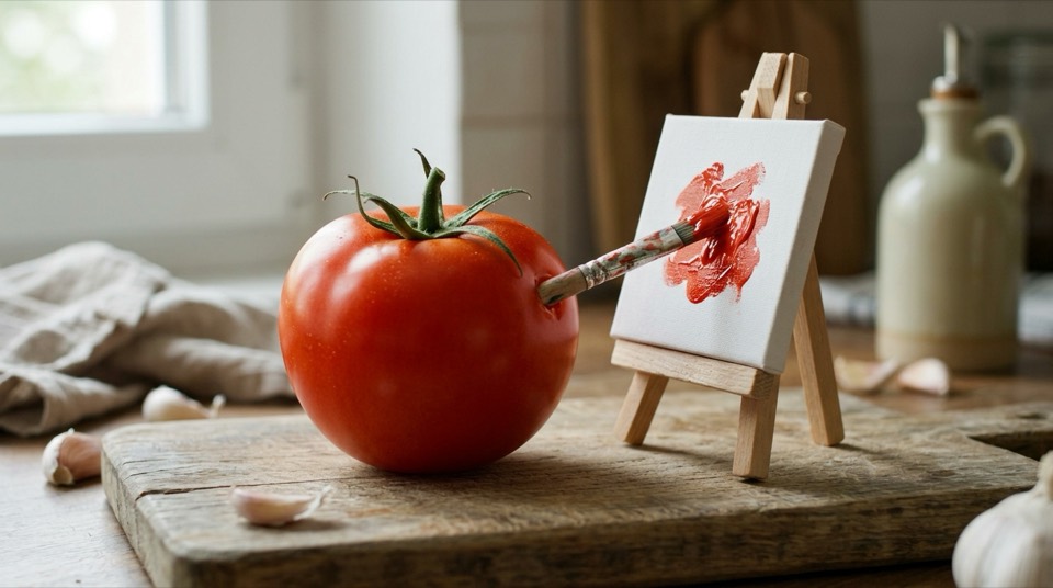 A [food subject] behaving as [non-food analogue] — [] wid…